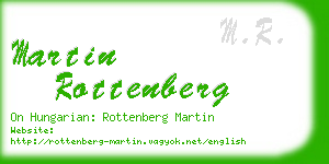 martin rottenberg business card
